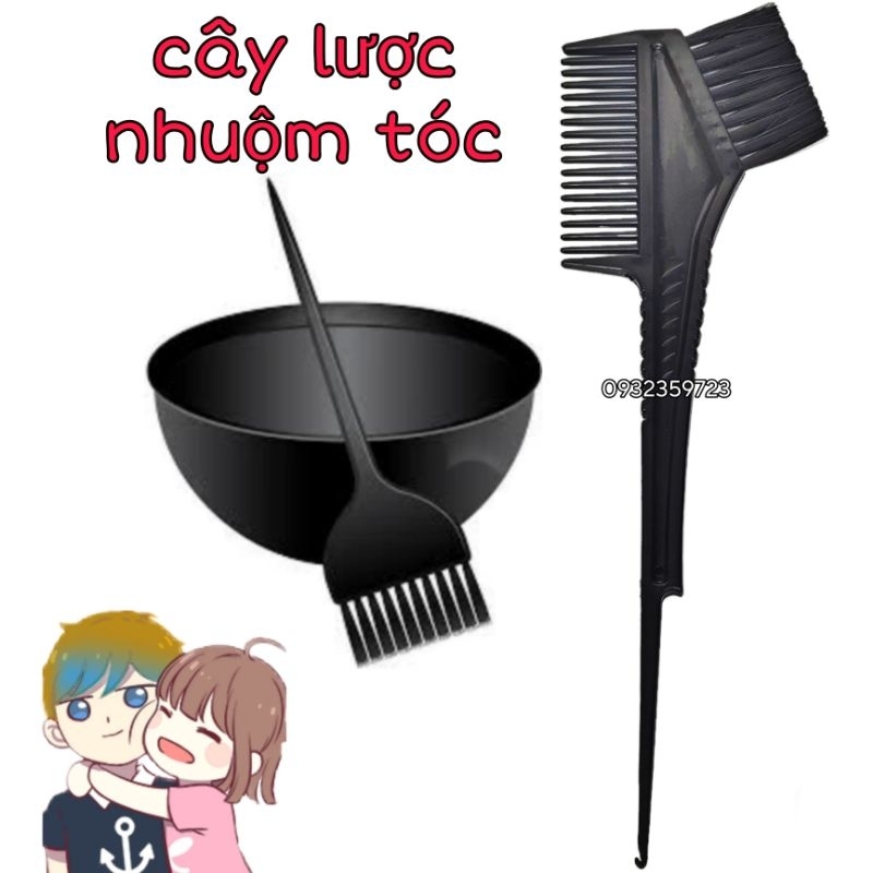 Lược nhuộm tóc 2 đầu, cây nhuộm tóc nhọn