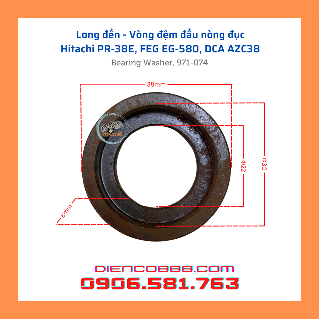 Long đền khoan đục hitachi pr-38e, feg eg-580, dca azc38 và azc02-38