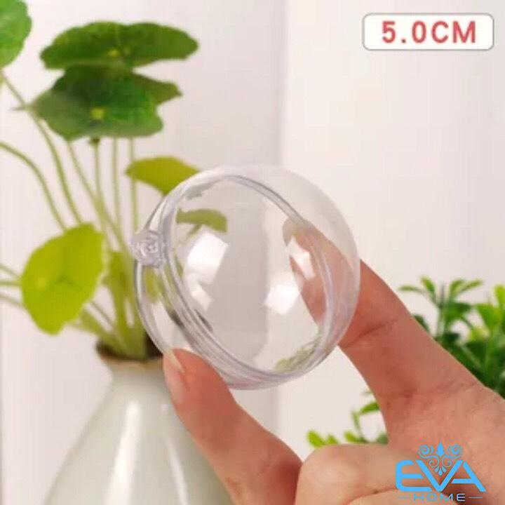 Set 5 Quả Cầu Nhựa Trong Suốt 5 Cm
