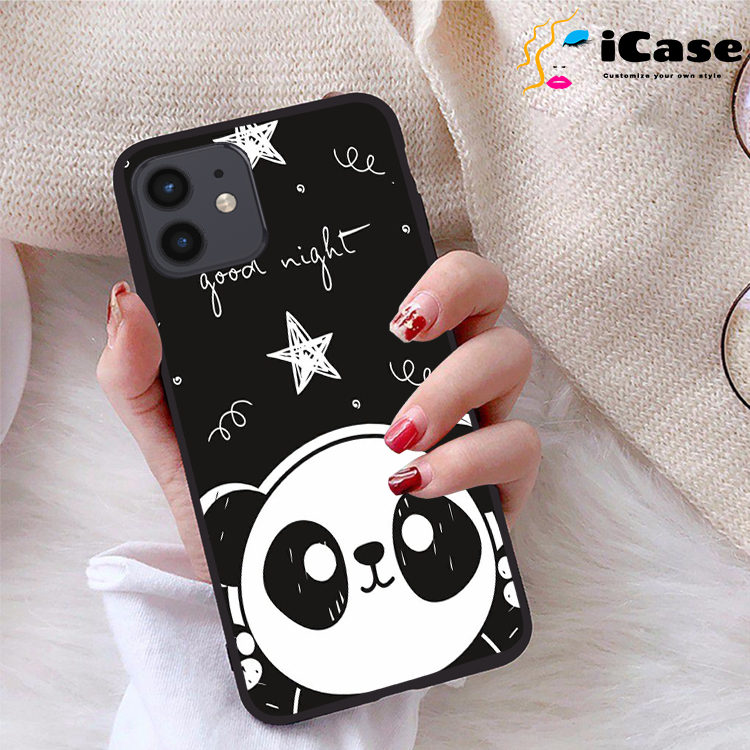 Ốp lưng iPhone 12 viền dẻo TPU BST Panda