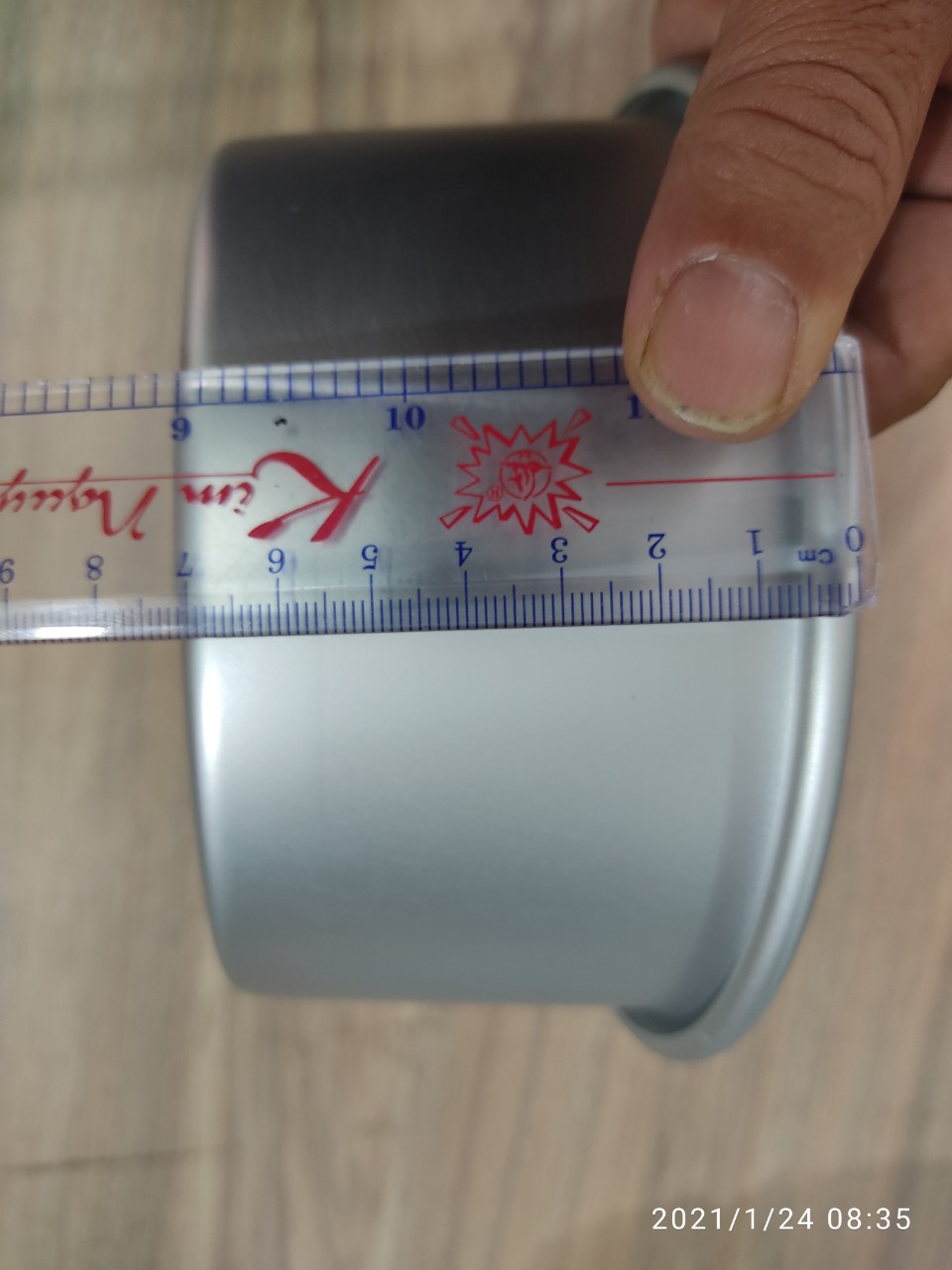 KHUÔN BÁNH NHÔM TRÒN ĐẾ LIỀN 6 INCH - LỌT LÒNG  16 CM