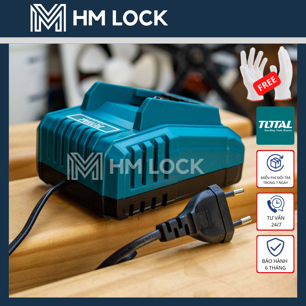 [NEW] SẠC PIN 20V / 2AH TOTAL TFCLI2001 - HÀNG CHÍNH HÃNG