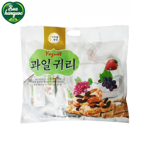 Bánh Yến Mạch Trái Cây Sữa Chua Yogurt Hàn Quốc Gói 400g