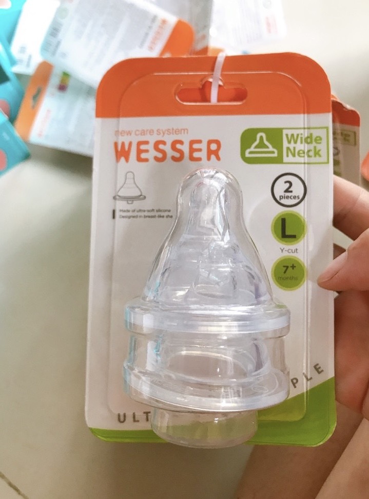 Núm Wesser cổ rộng Size L  Vĩ 2  Cái Hàng Chính Hãng