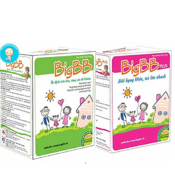 COMBO 2 HỘP Cốm Bigbb Plus - Mũi Họng Khoẻ, Trẻ Lớn Nhanh