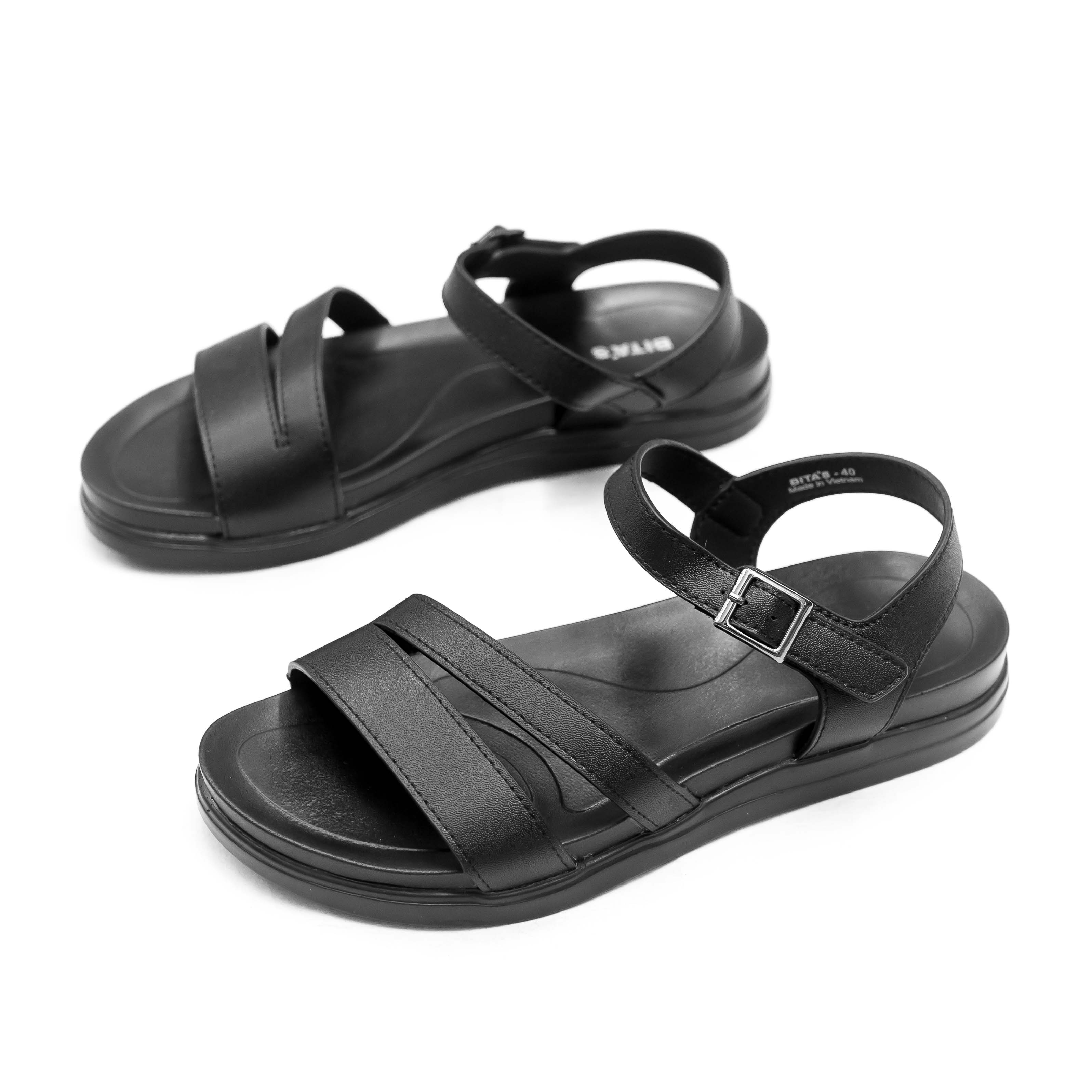 Giày sandal quai hậu nữ bita's đế bằng shana.03 - bitas