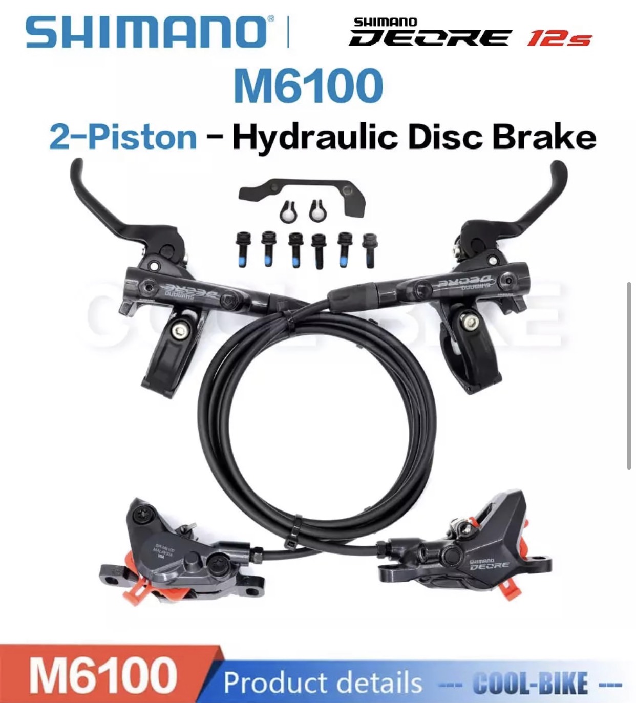 PHANH SHIMANO M6100 Resin ICE-TECH Má tản nhiệt
