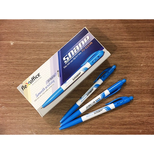 Bút Bi Flexoffice FO-023, combo 10 hộp