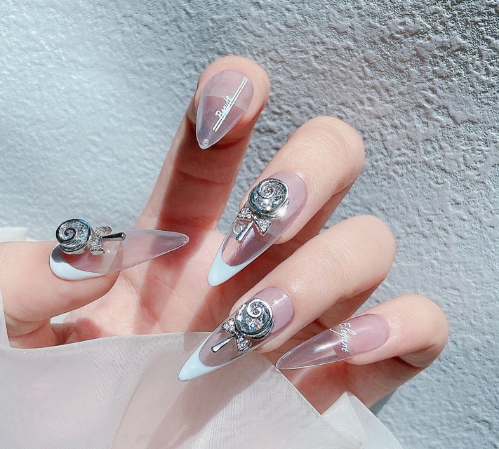 Charm Kẹo Mút Đá Pha Lê Xoay Cao Cấp