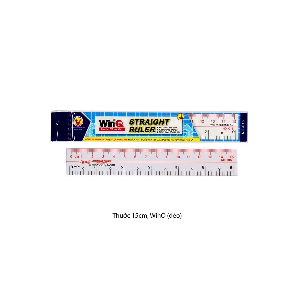 Thước dẻo WinQ (loại 15 cm và 20 cm)