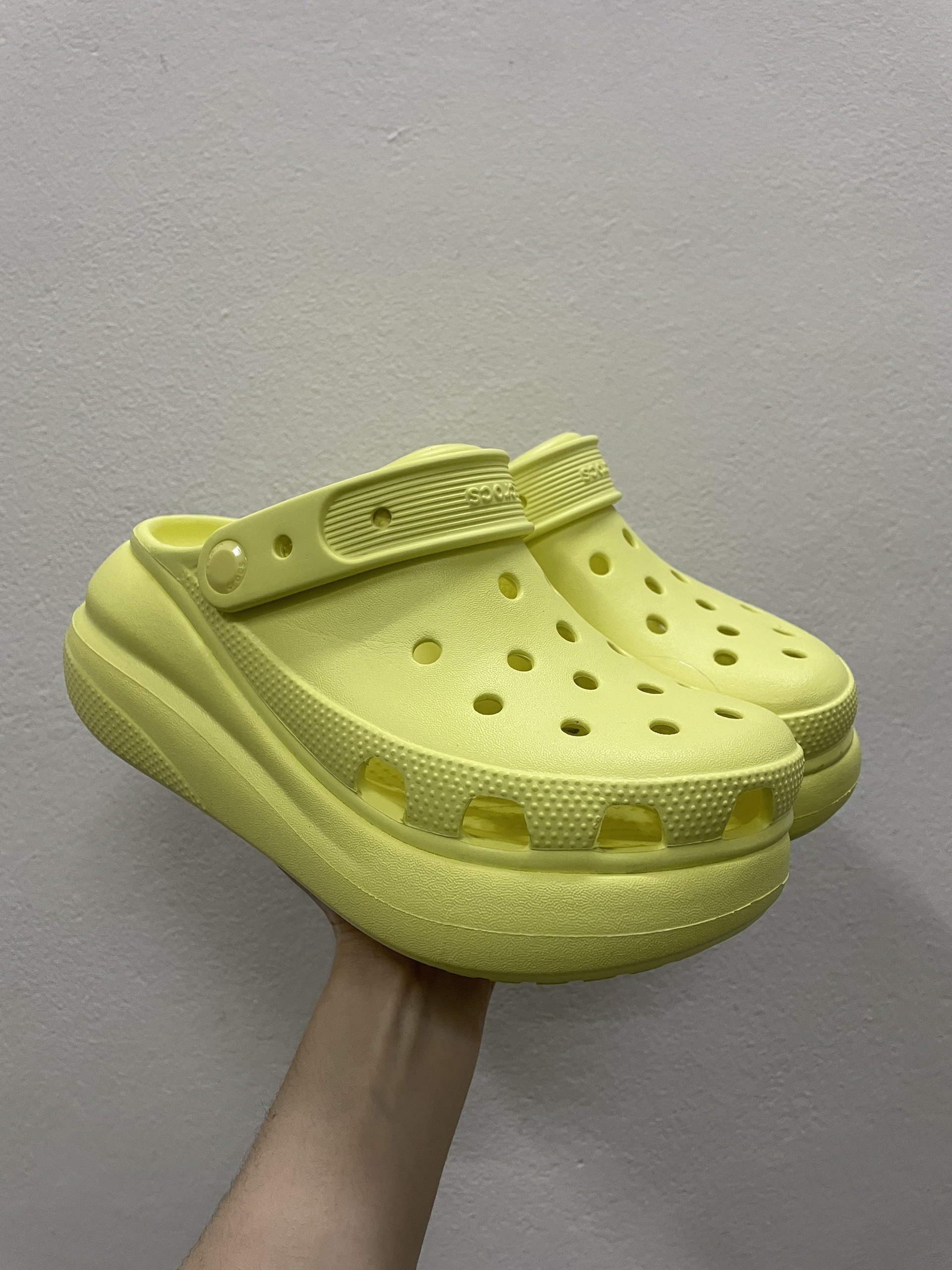 Dép Slip-On Cross! Crush Đế Cao Màu Sắc Đa Dạng