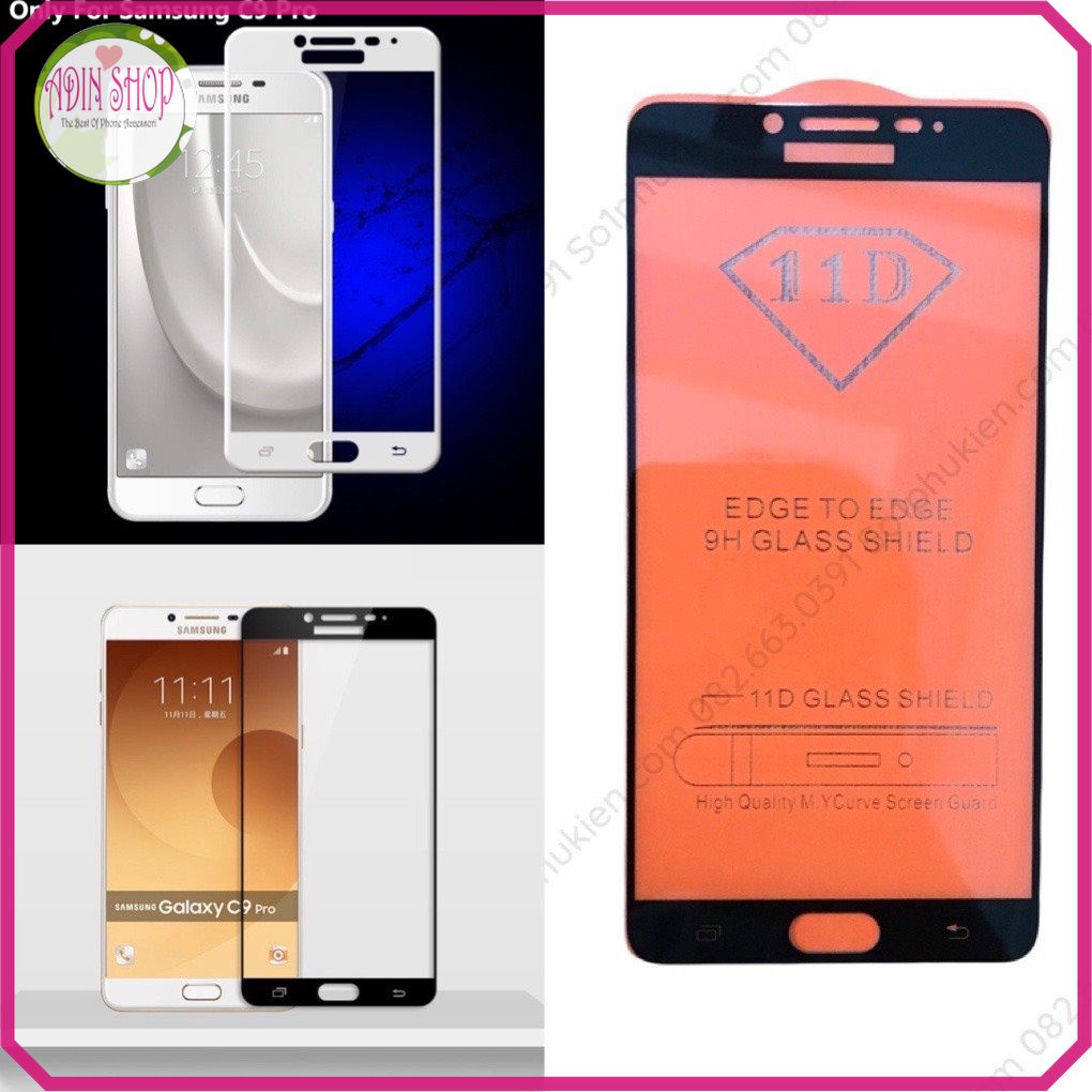 Kính cường lực samsung C9 / C9 pro full màn
