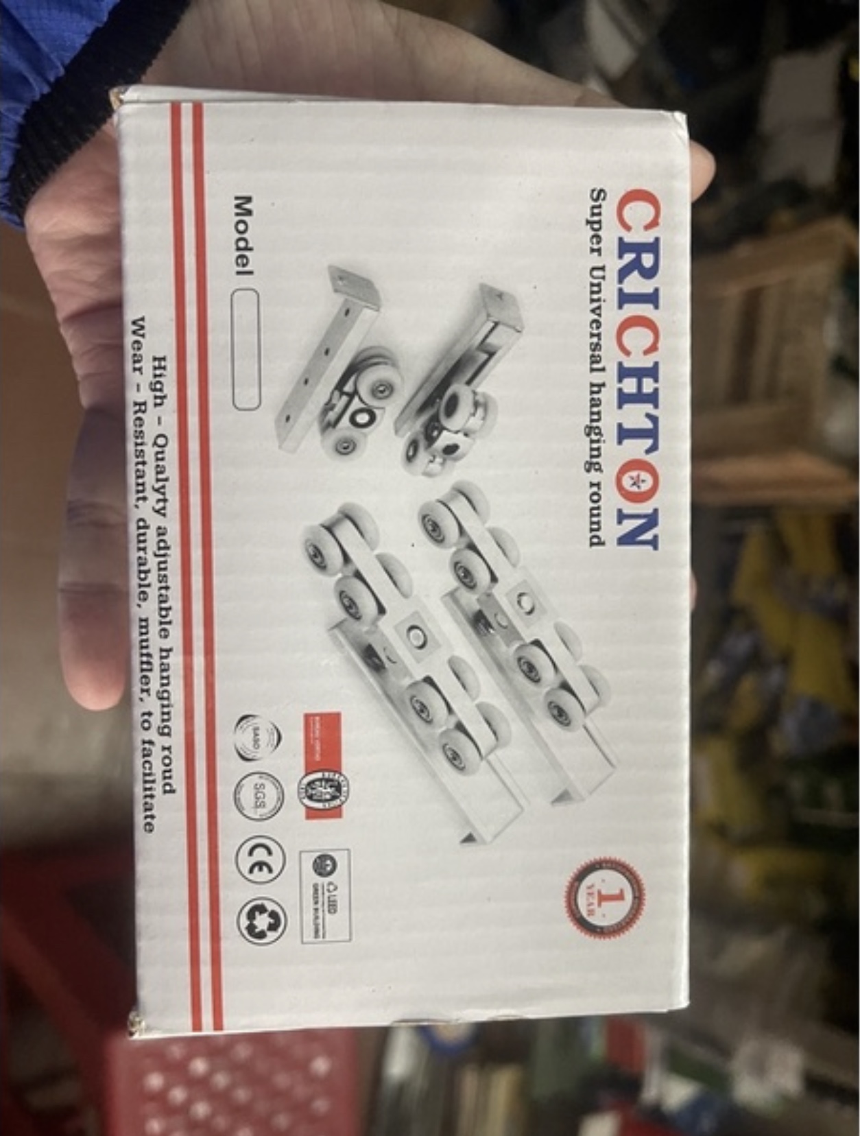 BÁNH XE TREO CỬA KÍNH LÙA (4 BÁNH, 8 BÁNH)