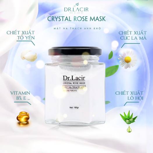 Mặt Nạ Thạch Anh Khô Dr Lacir (Mẫu mới)