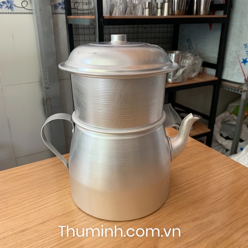 Phin pha cafe nhôm cỡ lớn 1 lạng-2 lạng