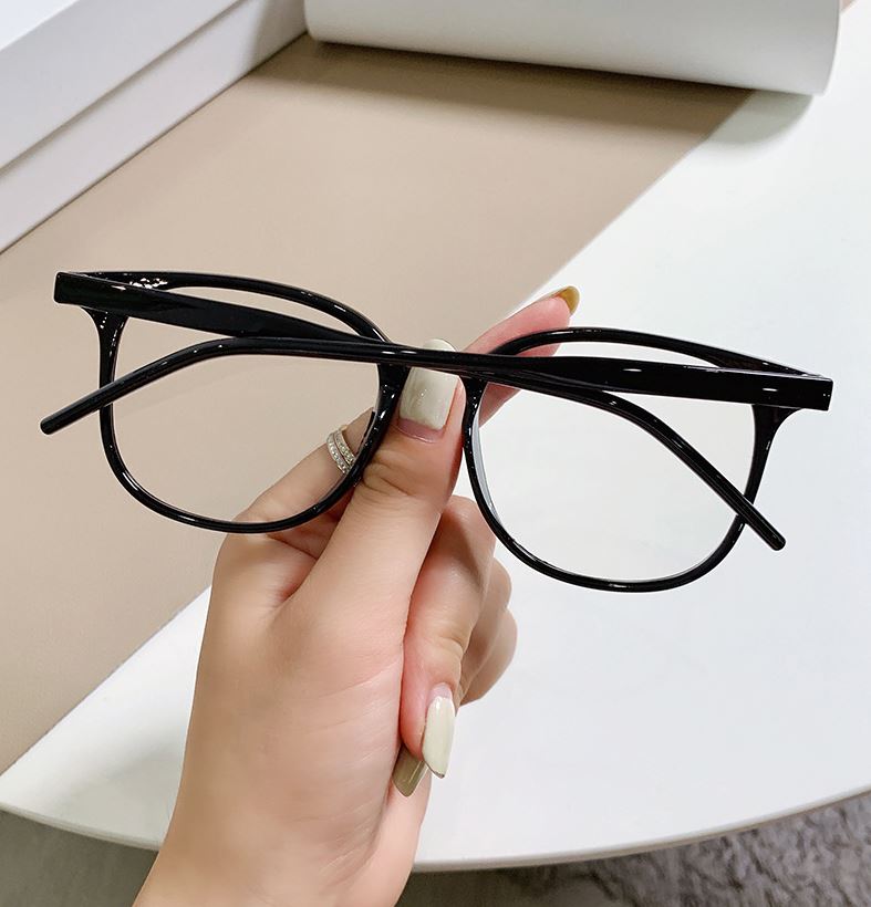 Kính giả cận mắt tròn 2 chấm góc D57