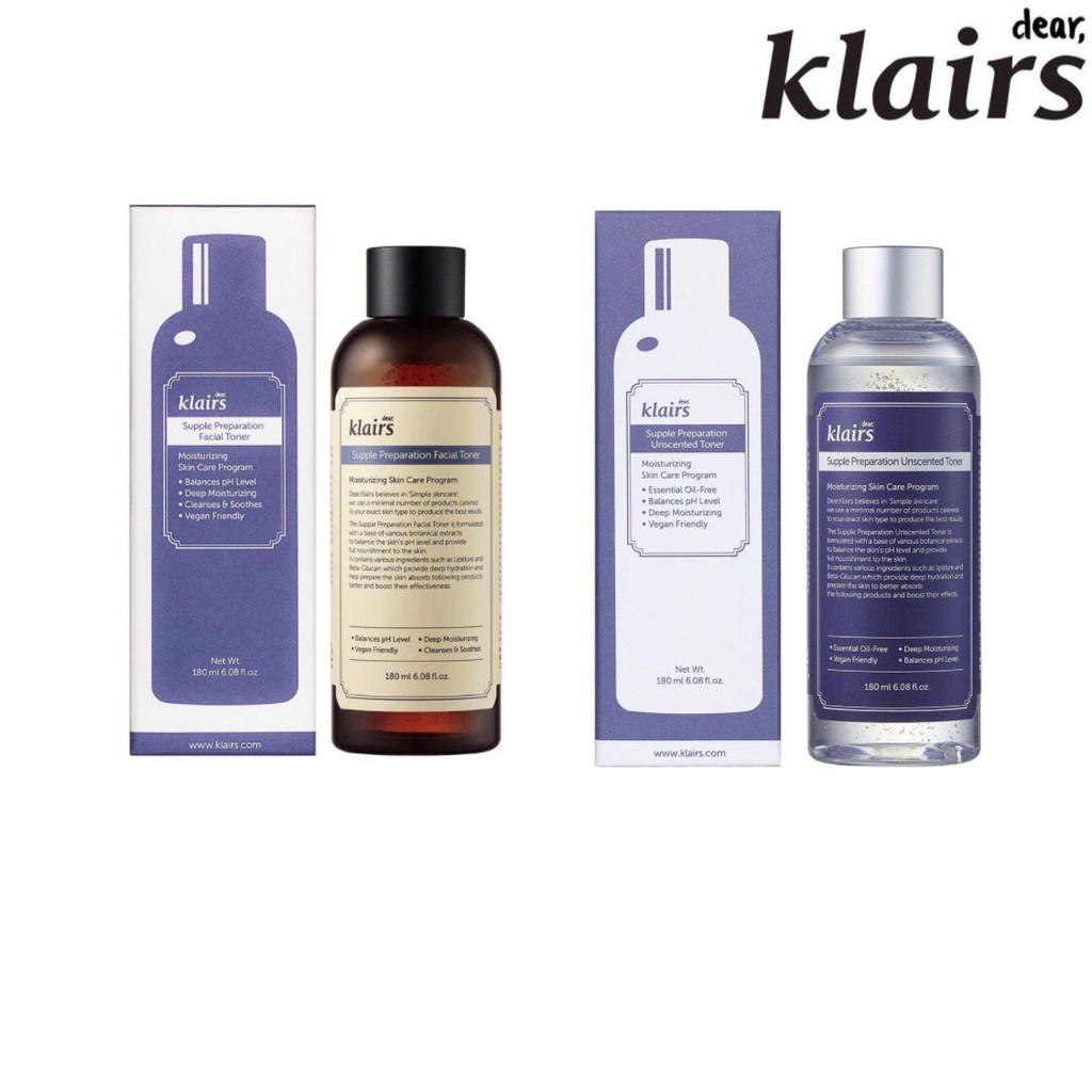 Nước hoa hồng Klairs Supple Preparation Toner