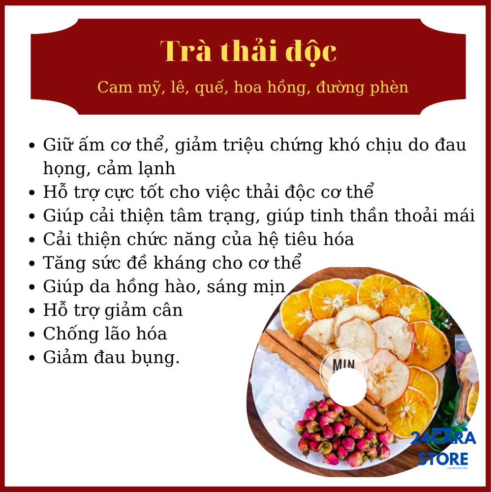 [Dùng thử] trà hoa quả mix 1 gói nhỏ thơm ngon, tốt cho sức khỏe