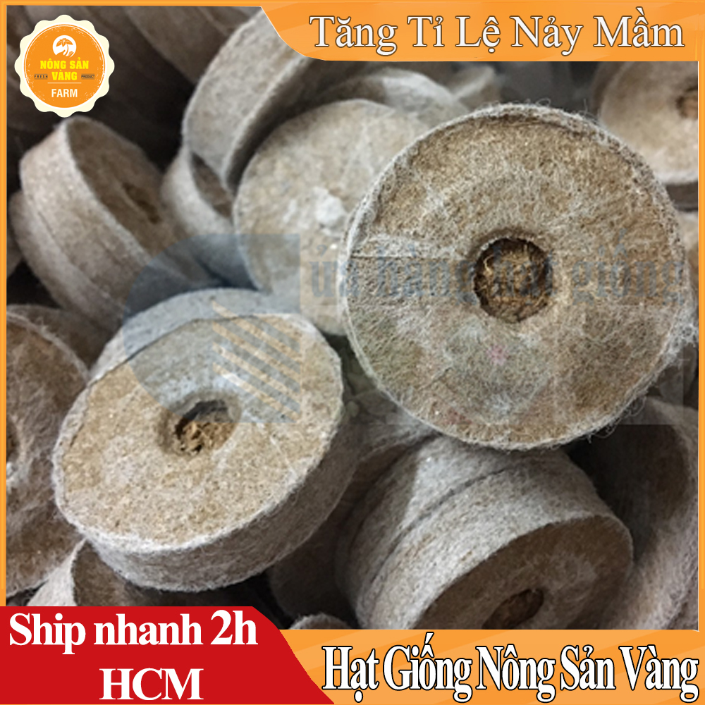 1 thùng viên nén- viên nén xơ dừa - viên nén ươm hạt - nông sản vàng