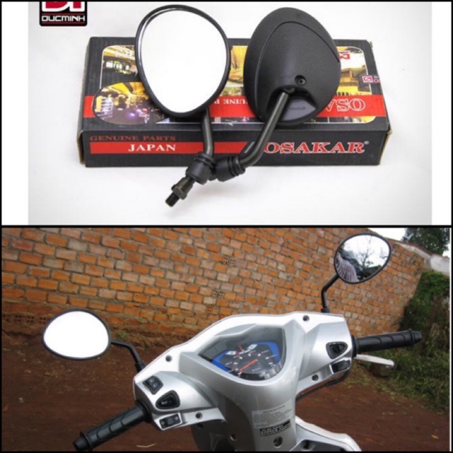 [ GIÁ 1 ĐÔI]Gương XE MÁY LEAD 125cc REN 10 (đời 2013-2020)máy Osakar