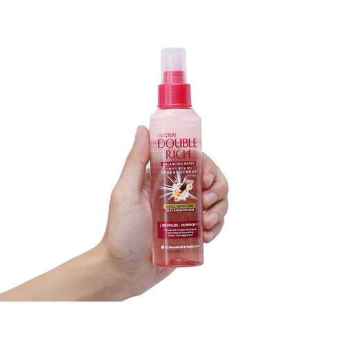Xịt dưỡng tóc mềm mượt Double Rich Chai lớn 250ml ( màu hồng)