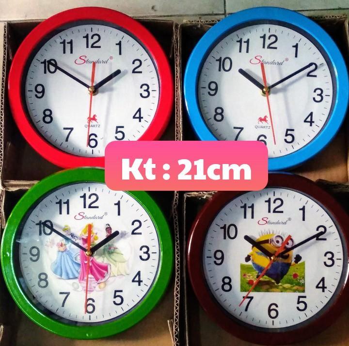 (FREESHIP) ĐỒNG HỒ TREO TƯỜNG HÌNH TRÒN GIÁ RẺ, ĐỒ BỀN CAO, BẢO HẢNH 12 THÁNG 1 ĐỔI 1 TOÀN QUỐC ( GIAO MÀU NGẪU NHIÊN )