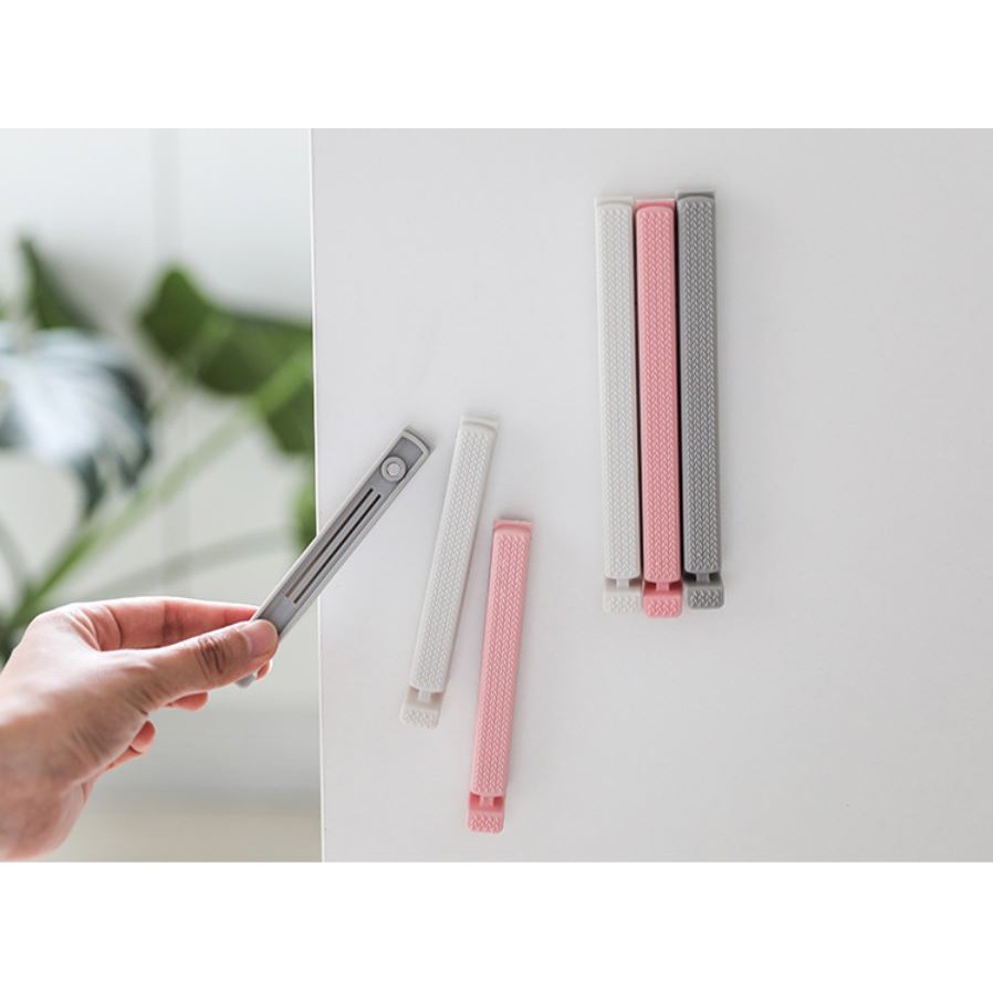 [3-5/8 Hoàn Tiền 25%] - Set 2 kẹp miệng túi thực phẩm có nam châm dán note tủ lạnh KNSTORE