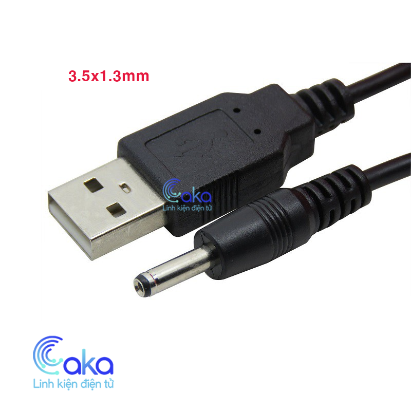 Dây nguồn usb DC 3.5x1.3mm