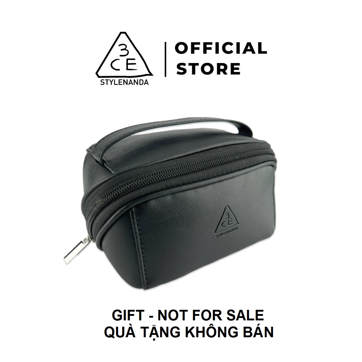 [GIFT - QUÀ TẶNG KHÔNG BÁN] Túi Đựng Mỹ Phẩm 3CE ORGANIZER POUCH #BLACK