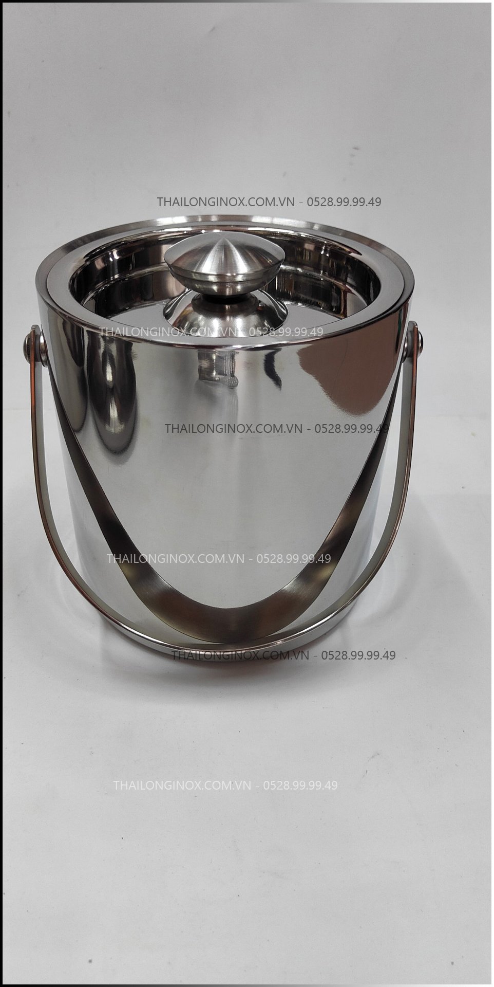 Xô inox cách nhiệt 2 lớp / xô thẳng xịn