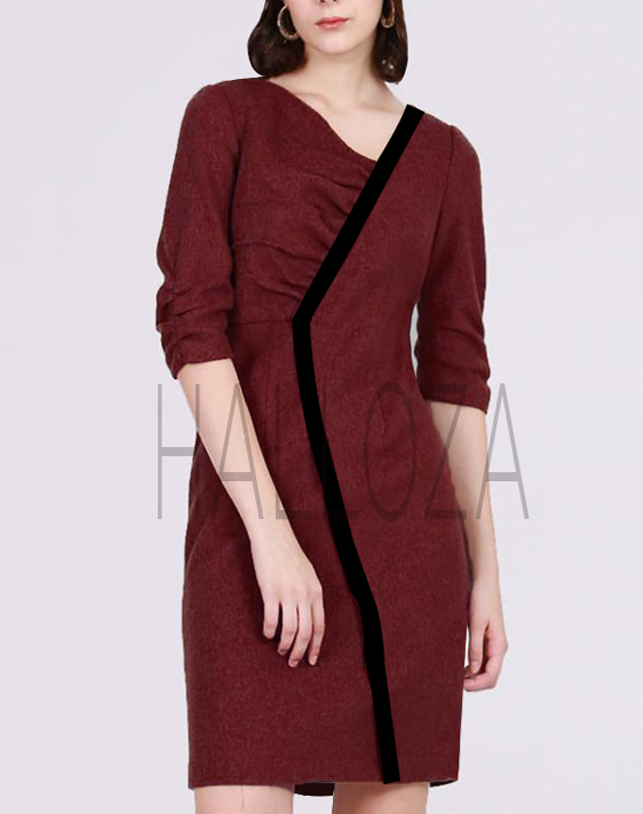 Đầm đỏ đô big size, đầm cho người mập