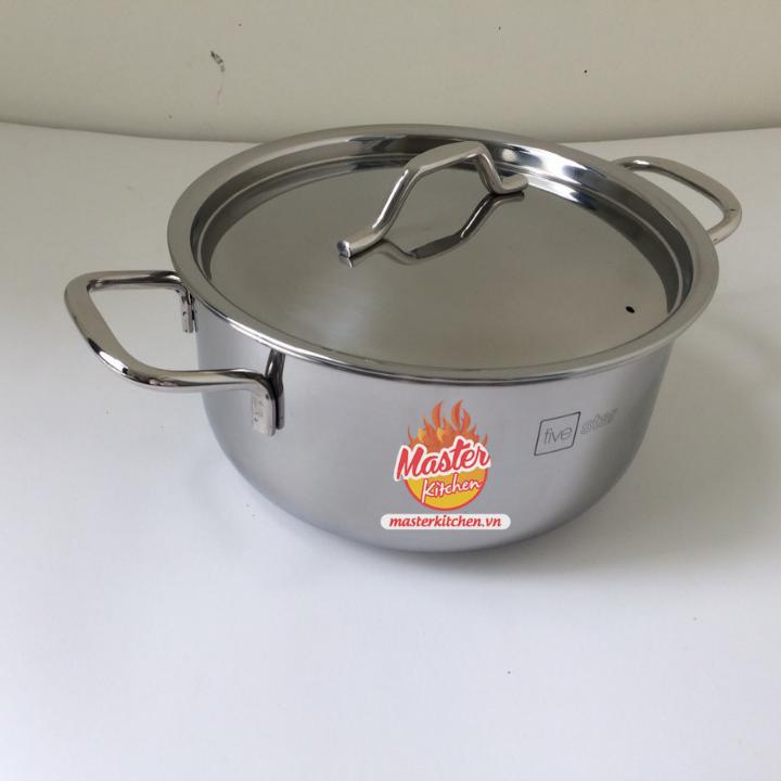 Nồi Inox 3 Đáy Sandwich 18cm Fivestar N18-SW
