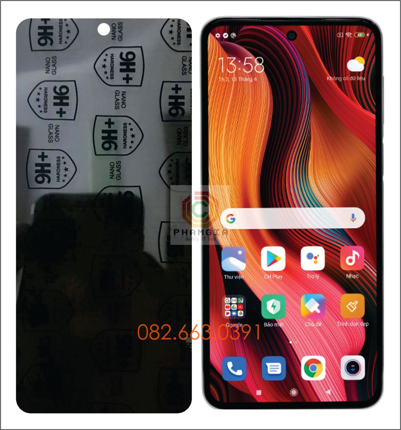 Dán cường lực chống nhìn trộm Xiaomi Redmi Note 9 / Note 9s / Note 9 pro / Note 9 pro max dẻo nano