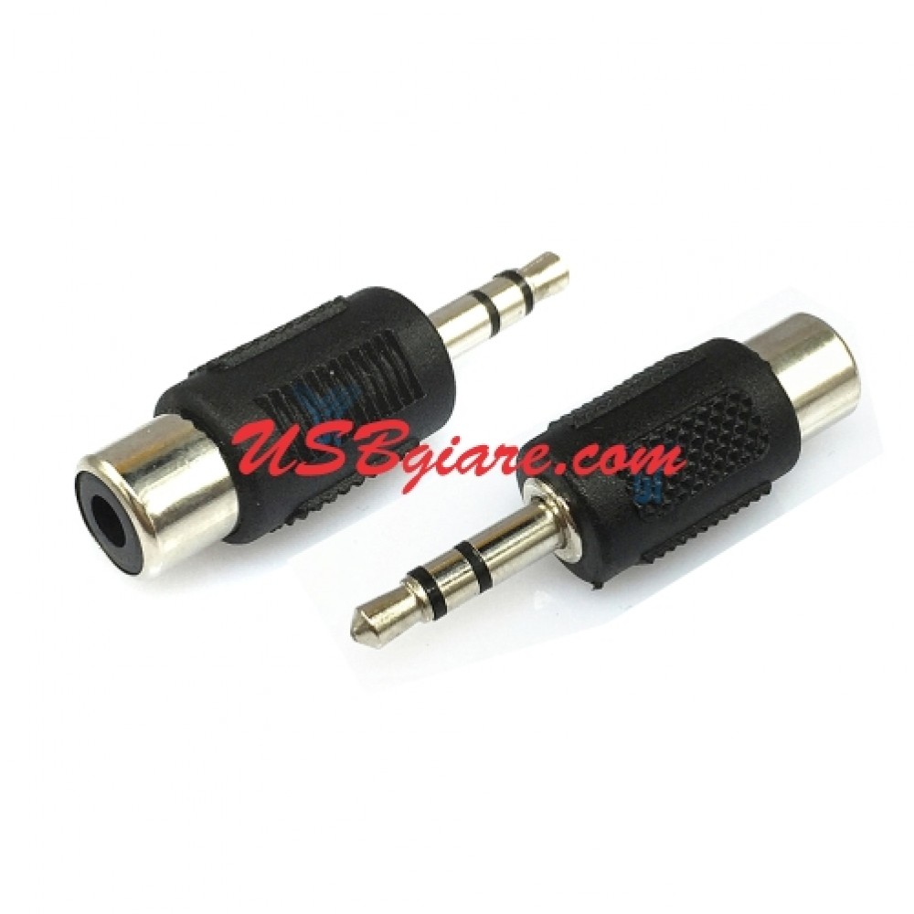 Đầu chuyển 3.5mm đực ra rca cái
