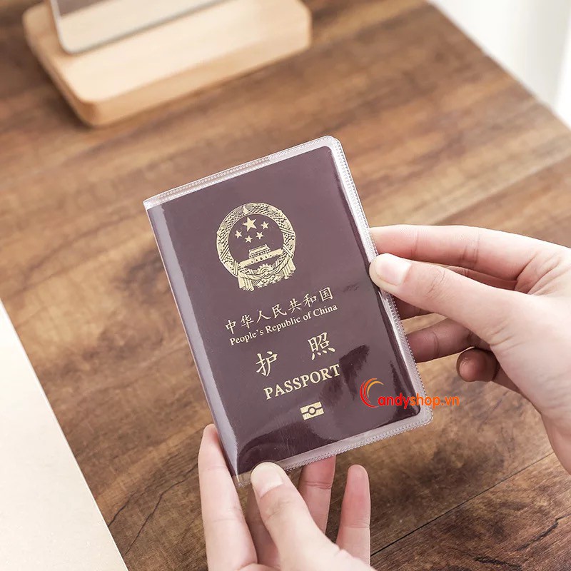 Bao đựng passport PVC trong suốt PP40