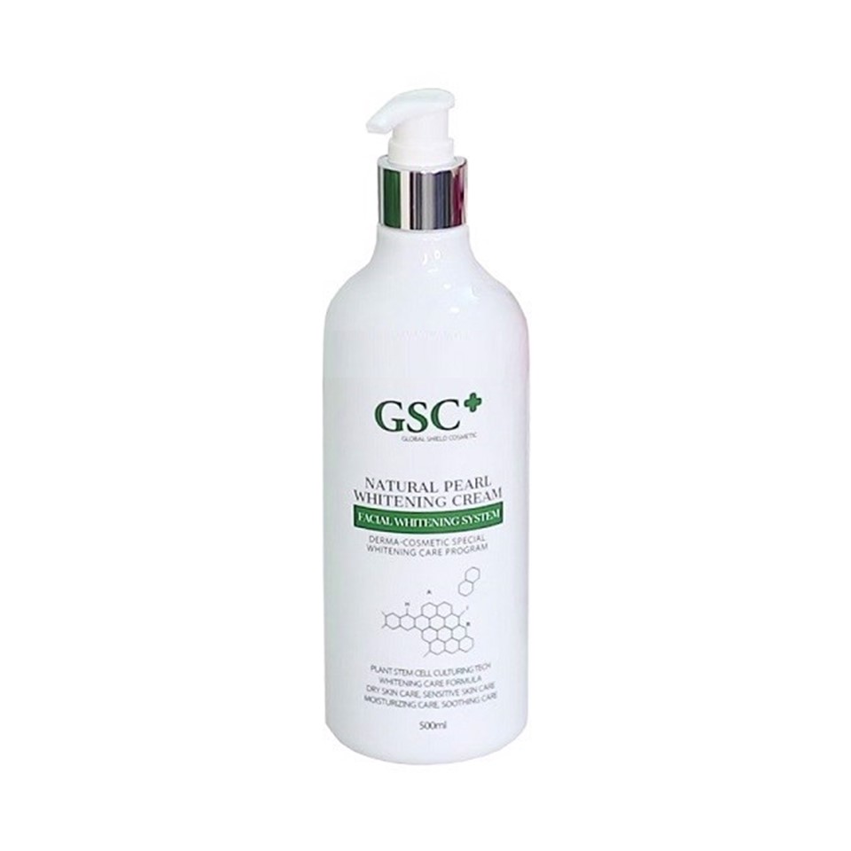 Kem ủ trắng mặt gsc - natural pearl whitening cream