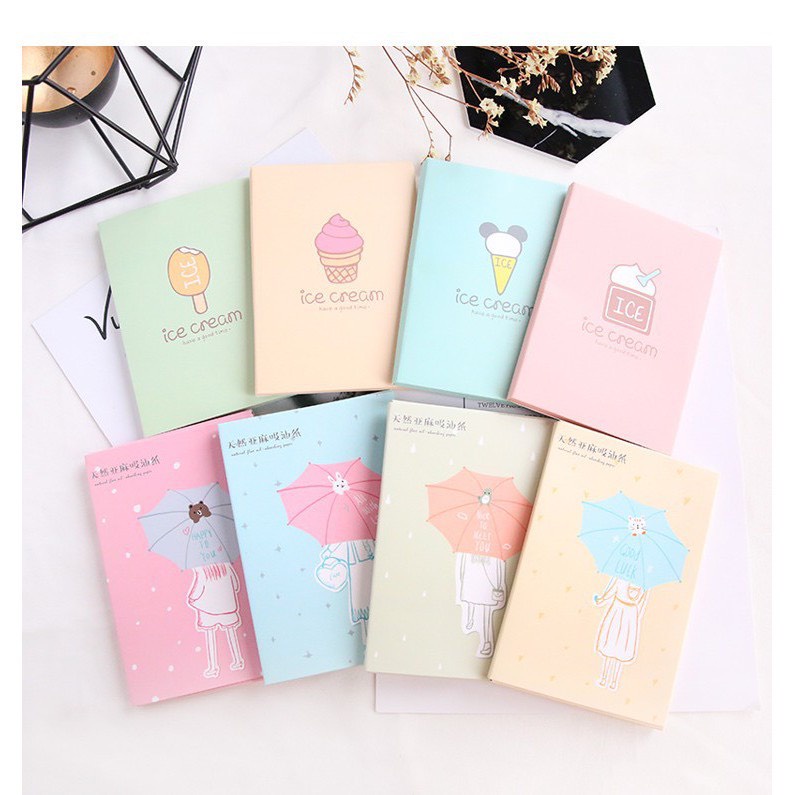 Gói 50 Tờ Giấy Thấm Hút Dầu Mồ Hôi