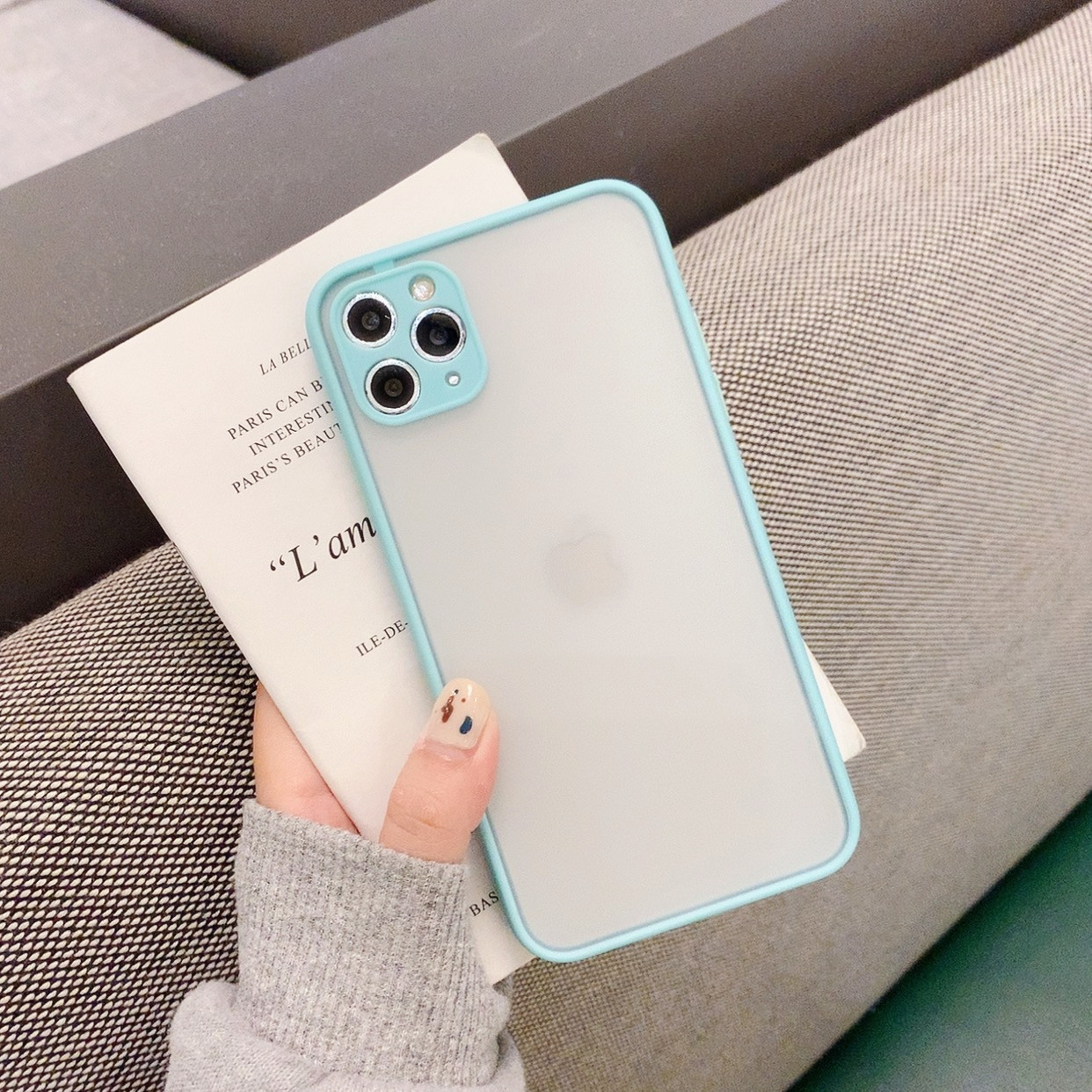 Ốp Iphone Basic camera Lưng Nhám Nhiều Màu Bảo Vệ Camera ip/6/6plus/6s/6splus/7/7plus/8/8plus/x/xs/11/12/pro/max/plus/promax