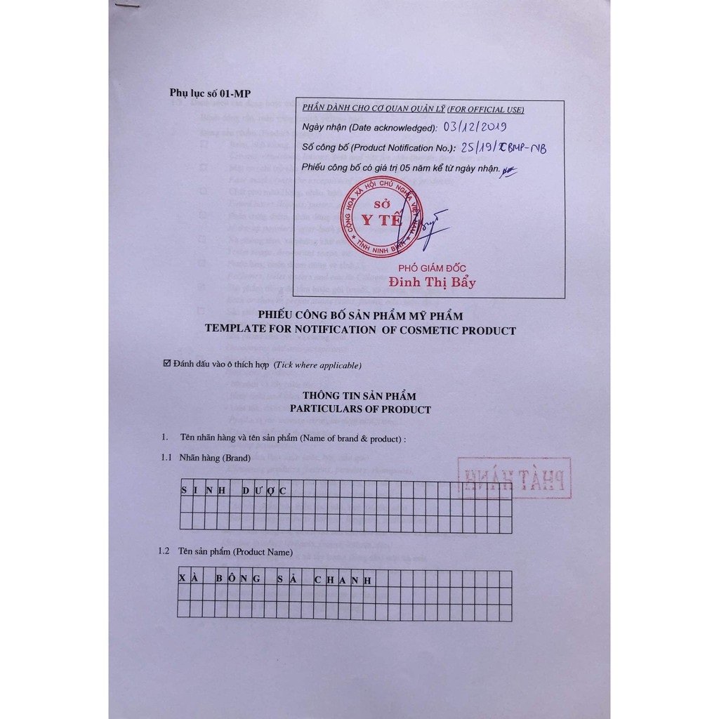 Xà Bông Sinh Dược Sả Chanh (100gr) - Mùi Thơm Nhất