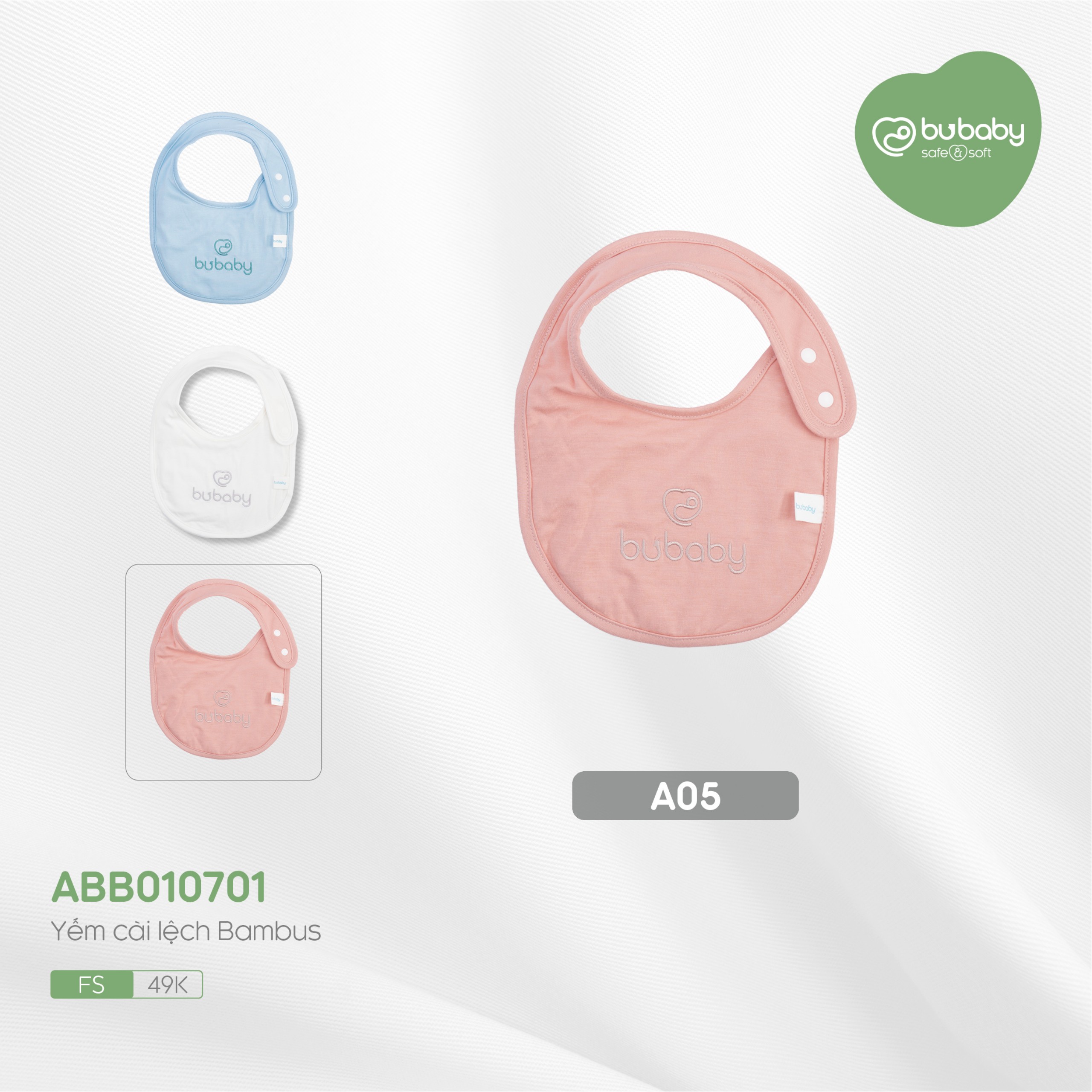 Yếm sợi tre Bu baby Bambus