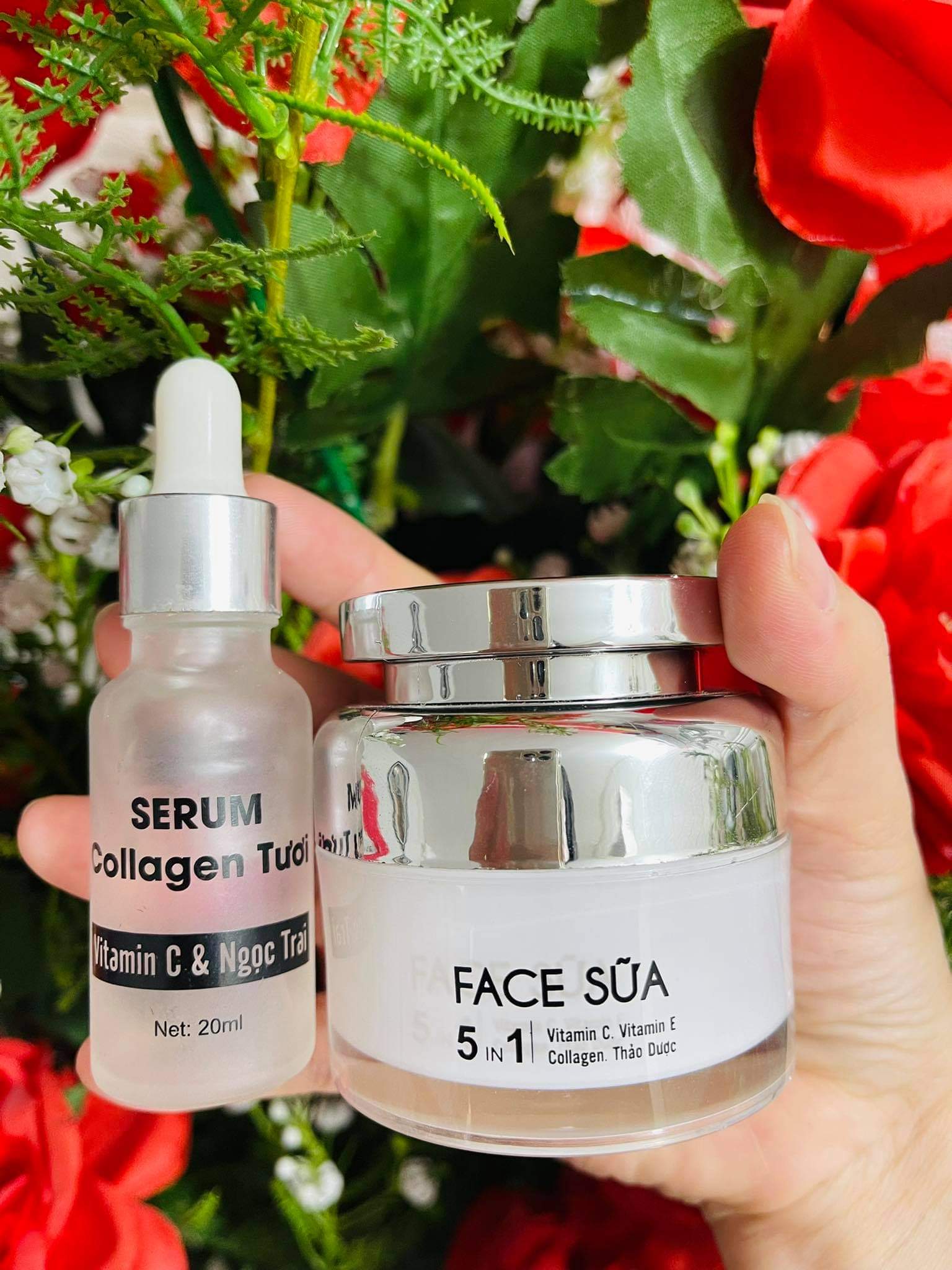 SERUM và kem FACE CÔ GÁI NÚI (Hộp Kem mẫu mới)