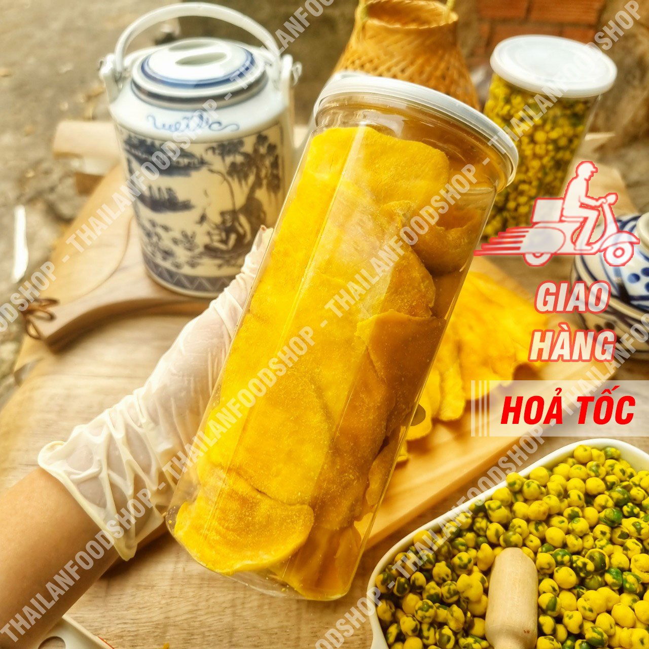 Xoài Sấy Dẻo - Lon 500gr