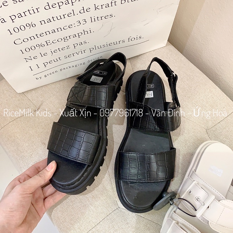 Sandal đế bằng F&F xuất dư xịn 3 màu