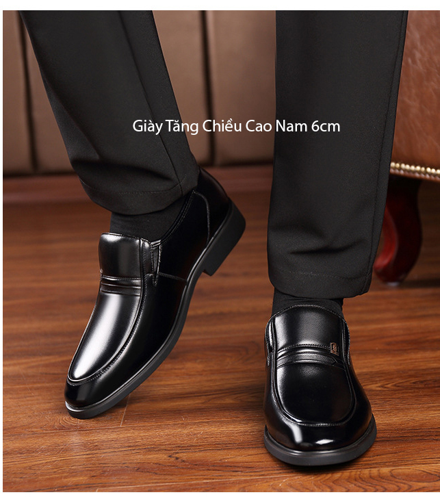 [HCM]Giày Tăng Chiều Cao Nam 6cm CS175
