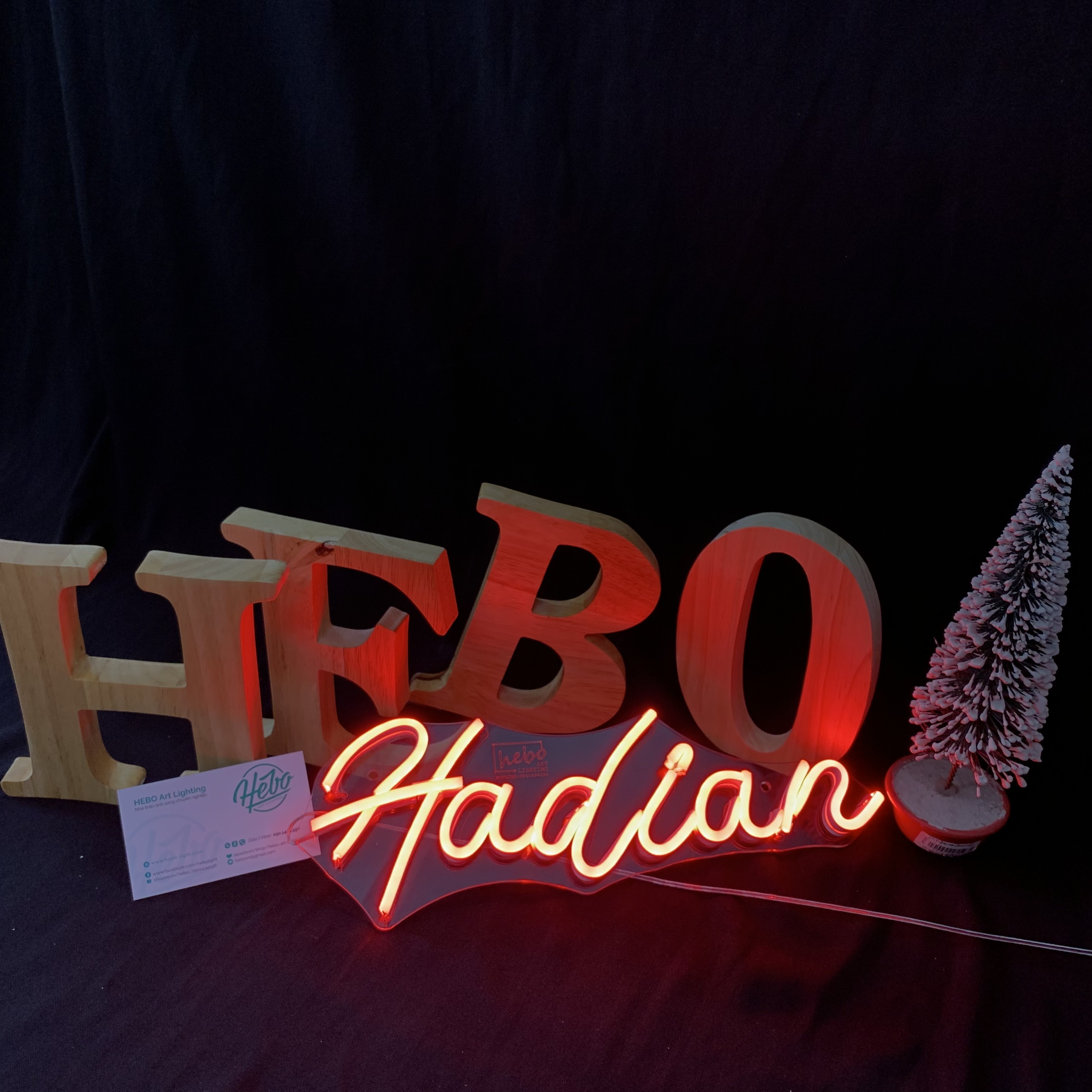 [HCM]Đèn trang trí theo tên  Led Neon Sign (chữ theo yêu cầu)