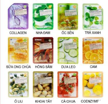 Mặt nạ 3D FoodaHolic Hàn Quốc 10  miếng