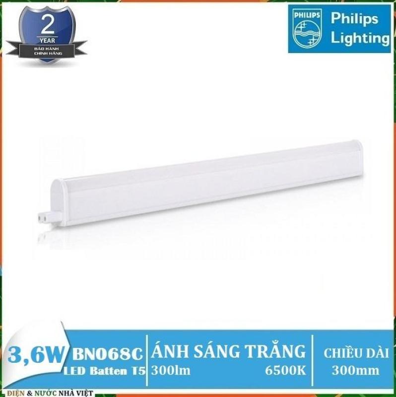 BÓNG ĐÈN PHILIPS 300MM - 3,6W & 600MM - 7W & 900MM - 10,6W & 1200MM - 14W NGUYÊN KHỐI LED BATTEN T5 BN068C ( TIẾT KIỆM ĐIỆN - ÁNH SÁNG TRẮNG & TRUNG TÍNH & VÀNG - PHÙ HỢP TRANG TRÍ KHÔNG GIAN CÓ KHE HỞ NHƯ TRẦN NHÀ THẠCH CAO, TỦ TRƯNG BÀY, NHÀ BẾP )