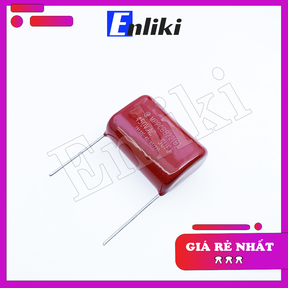 Tụ 5uF MPPCBB22 450VAC 32mm