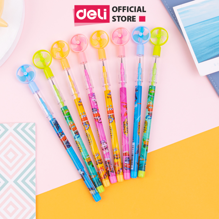 (1 Cây) Bút chì khúc 2B Deli Super Wings – C090