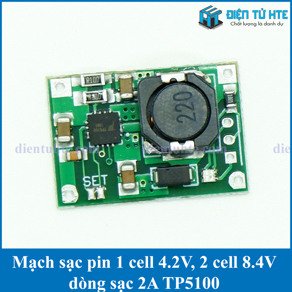 Mạch sạc pin lithium 4.2v 8.4v tp5100